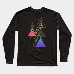 Cervo Geométrico Long Sleeve T-Shirt